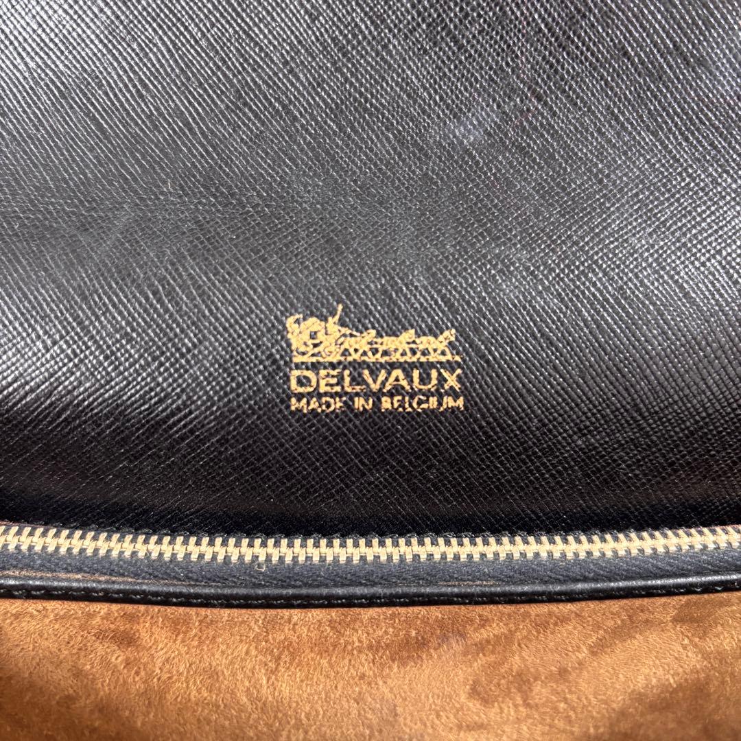 DELVAUX デルヴォー レザー バッグ ブラック ヴィンテージ 希少