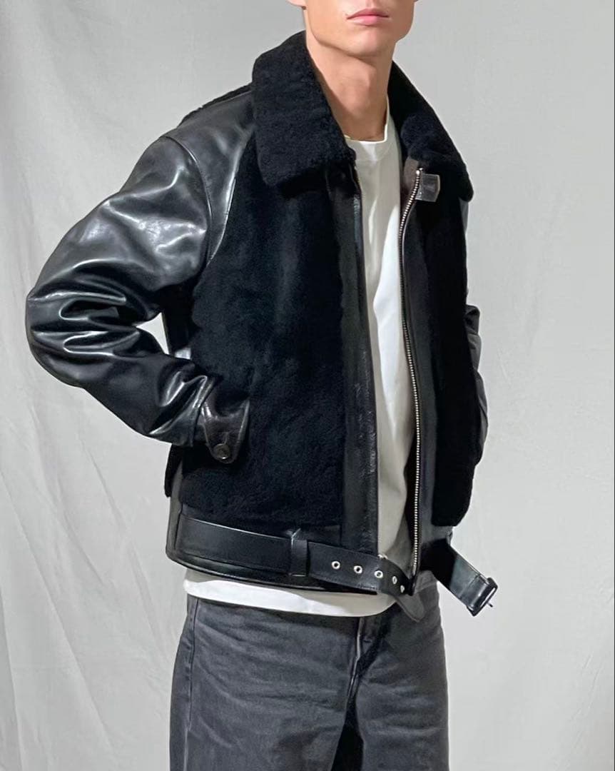 在庫処分　熊ジャン　グリズリージャケット　ライダースジャケット　熊ジャン　XL