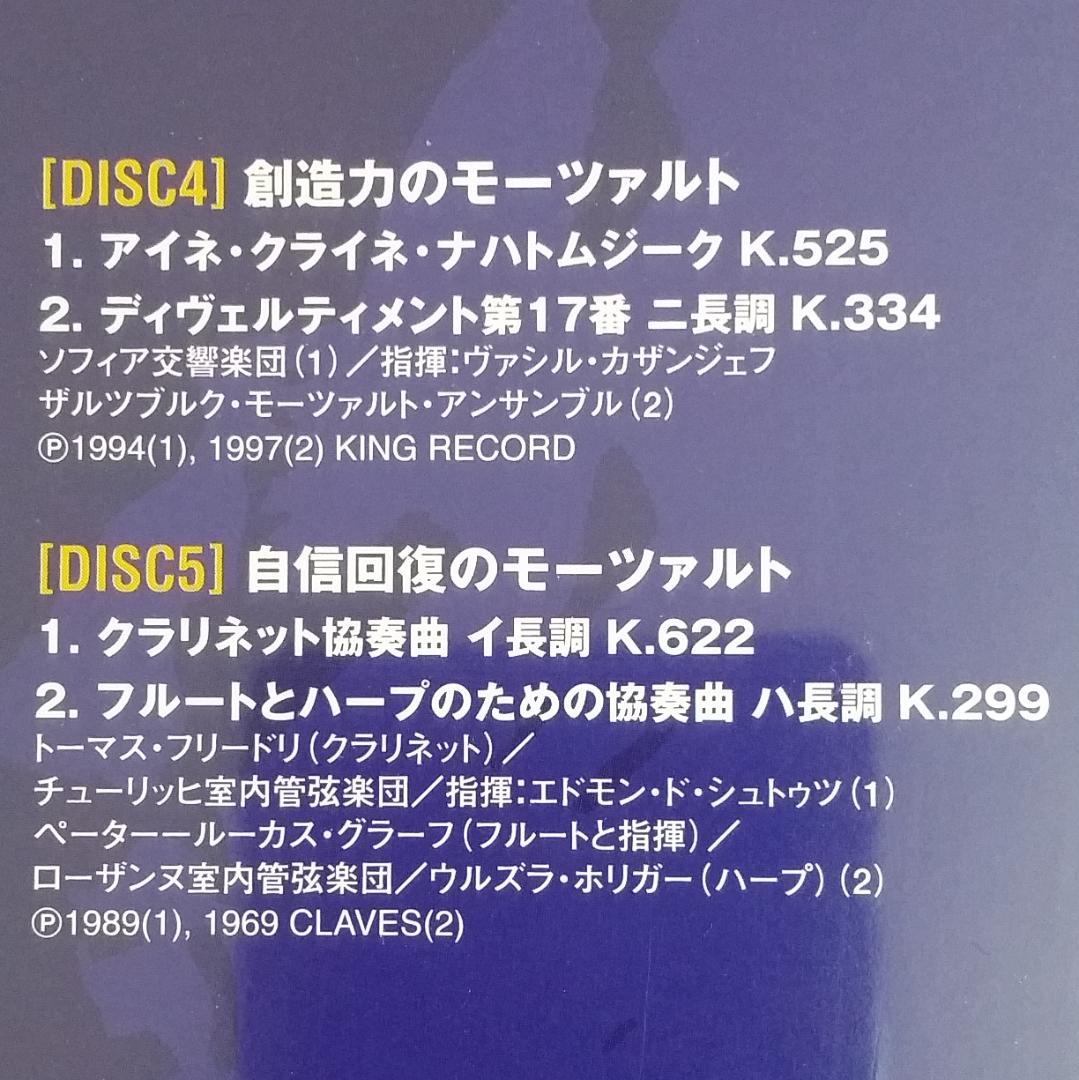 新品 頭の良くなるモーツァルト[5CD] IQ/記憶力/集中力/創造力/自信回復