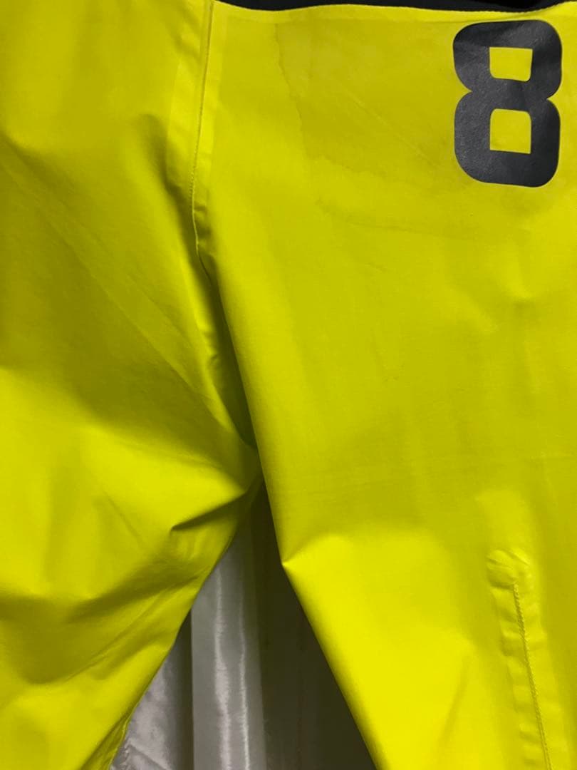 パーリーゲイツ　蛍光イエロー ネイビー レインウェア