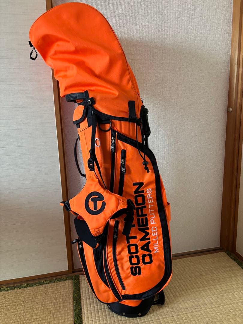 SCOTTY CAMERON スタンド式ゴルフバッグ オレンジ