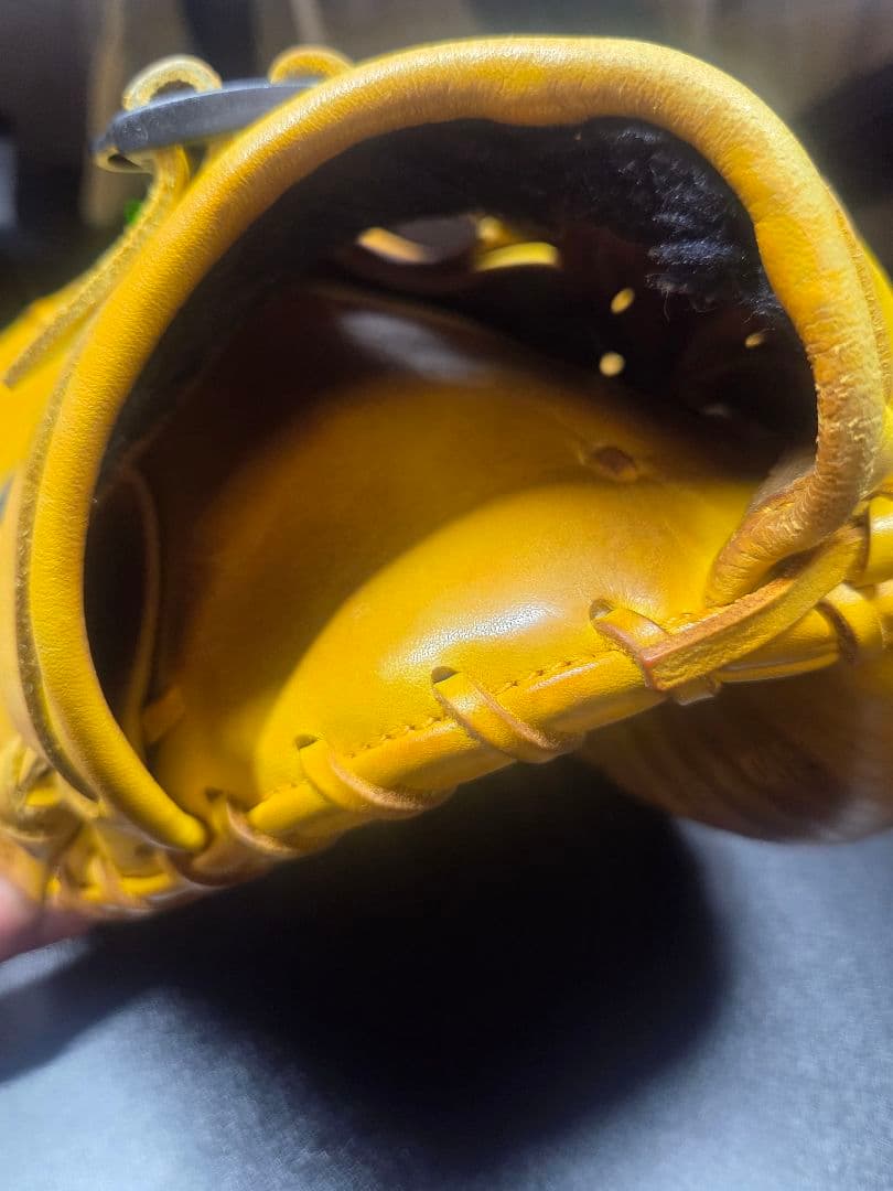 ハタケヤマ 左投げ用キャッチャーミット 軟式用・ソフトボール兼用 TH-263Y