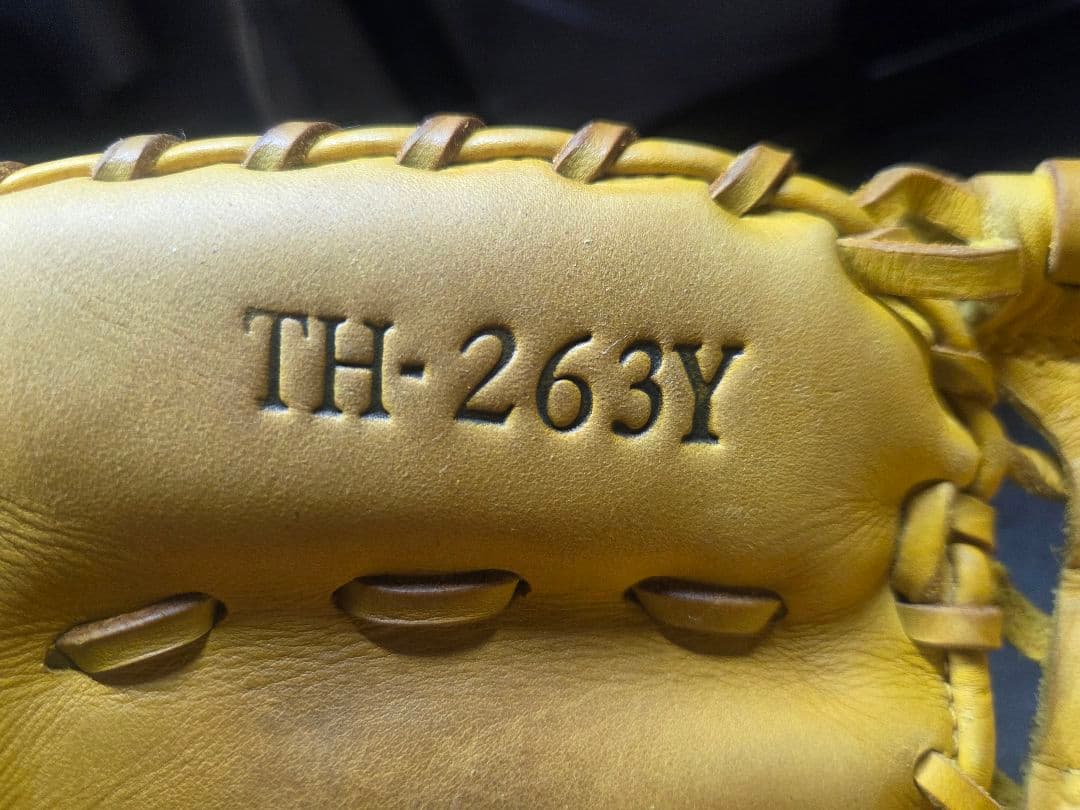 ハタケヤマ 左投げ用キャッチャーミット 軟式用・ソフトボール兼用 TH-263Y