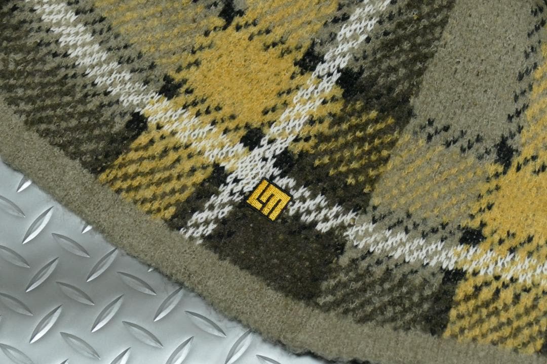 ★秋冬★ラウドマウス★ツイード調蓄熱ニット ニットスカート★L★BN