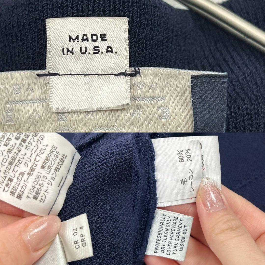 P485 L セントジョン スタッズ 刺繍 ラインストーン JKT レディース