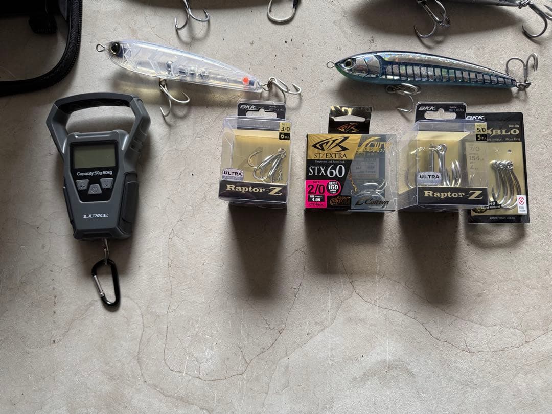ルアー　大型プラグ、ジグ　マリア、釣り道具など