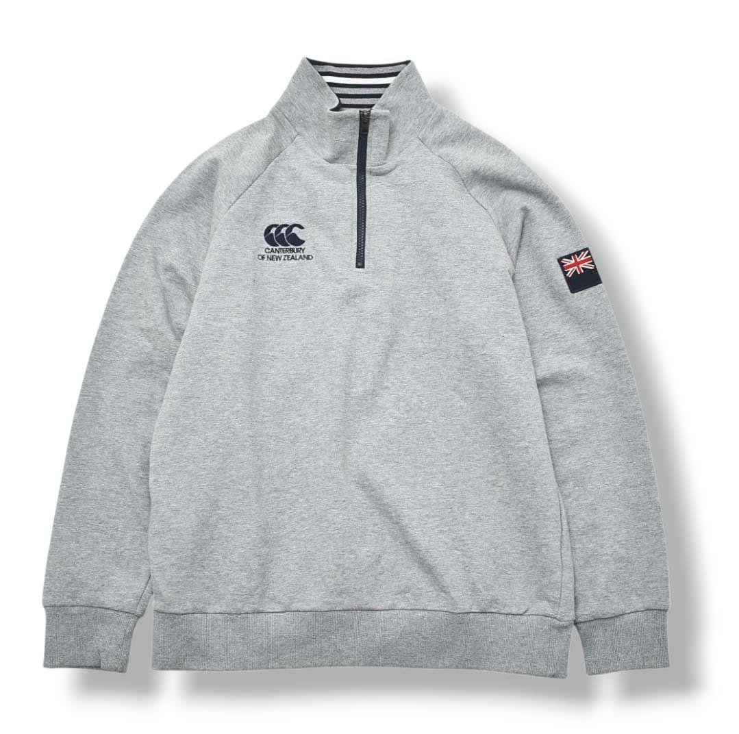 クレイマント カンタベリー CANTERBURY ハーフジップ ラグラン