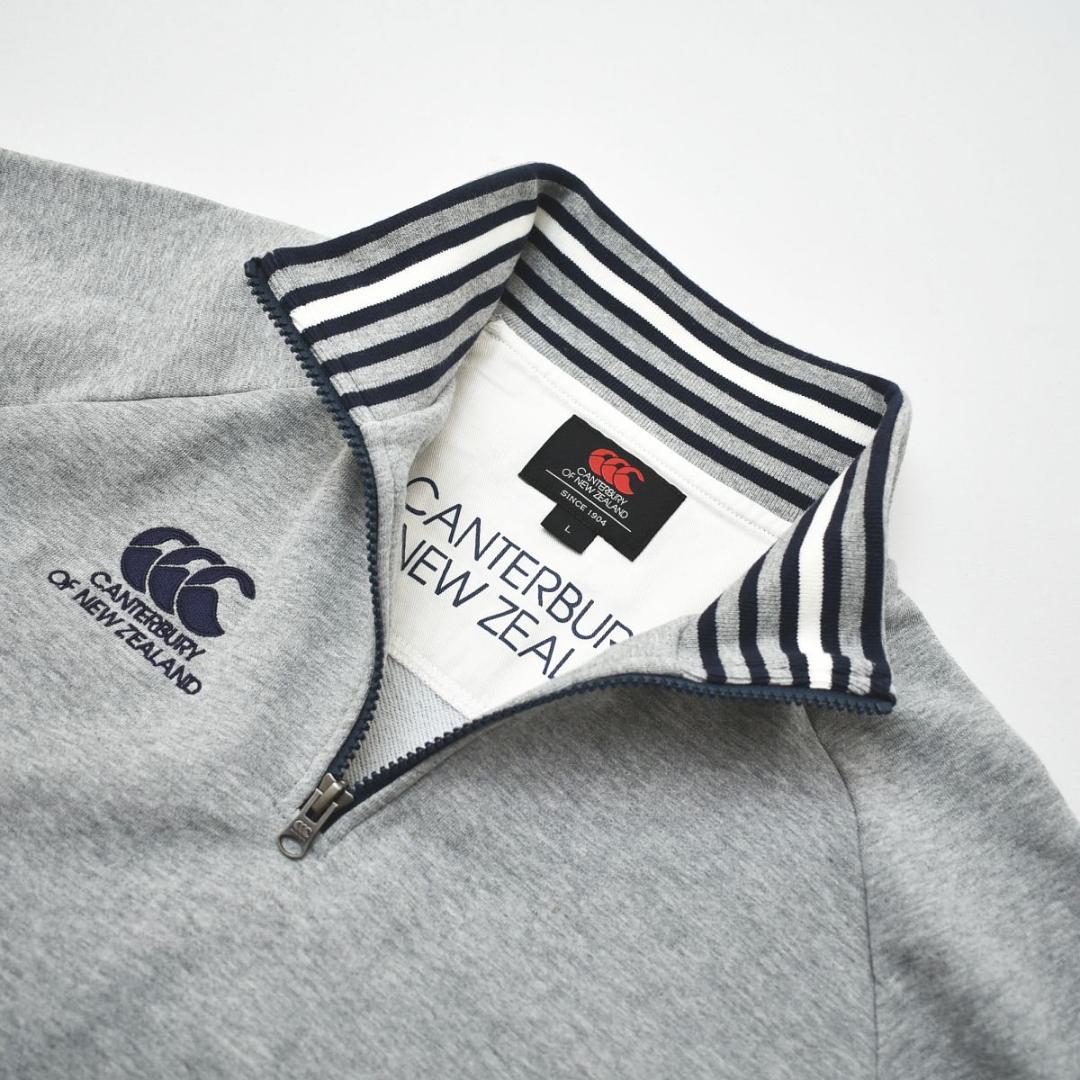 クレイマント カンタベリー CANTERBURY ハーフジップ ラグラン
