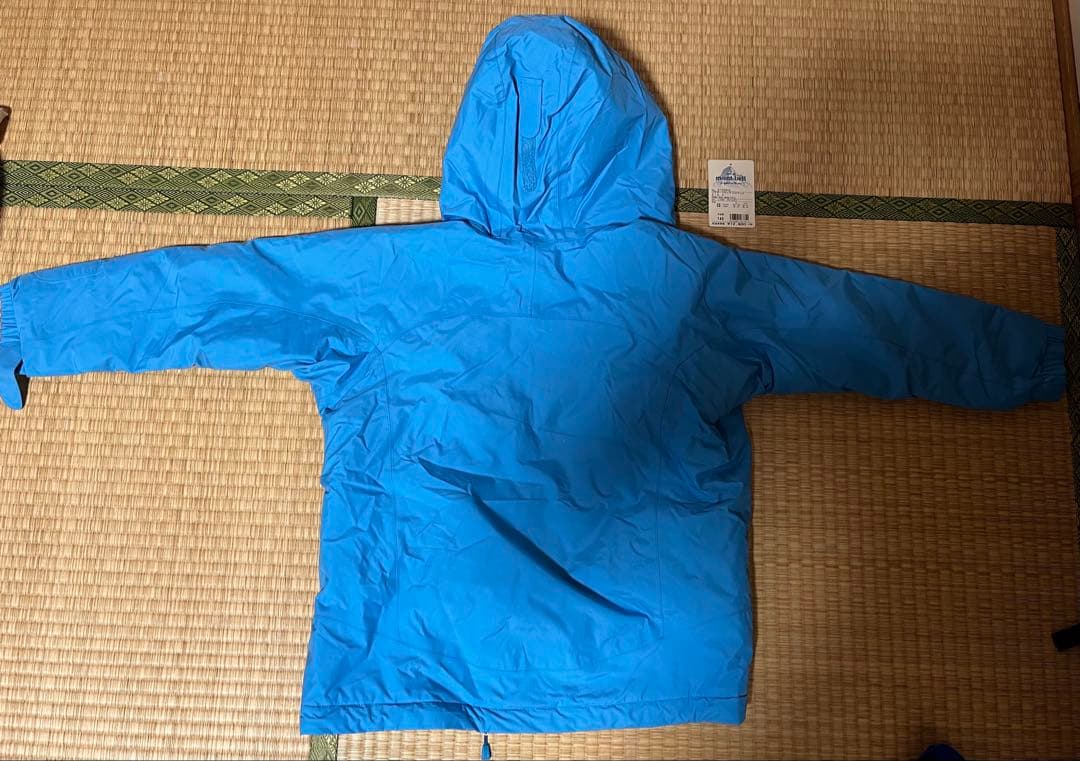 モンベル　子ども用スキーウェアセット（青）