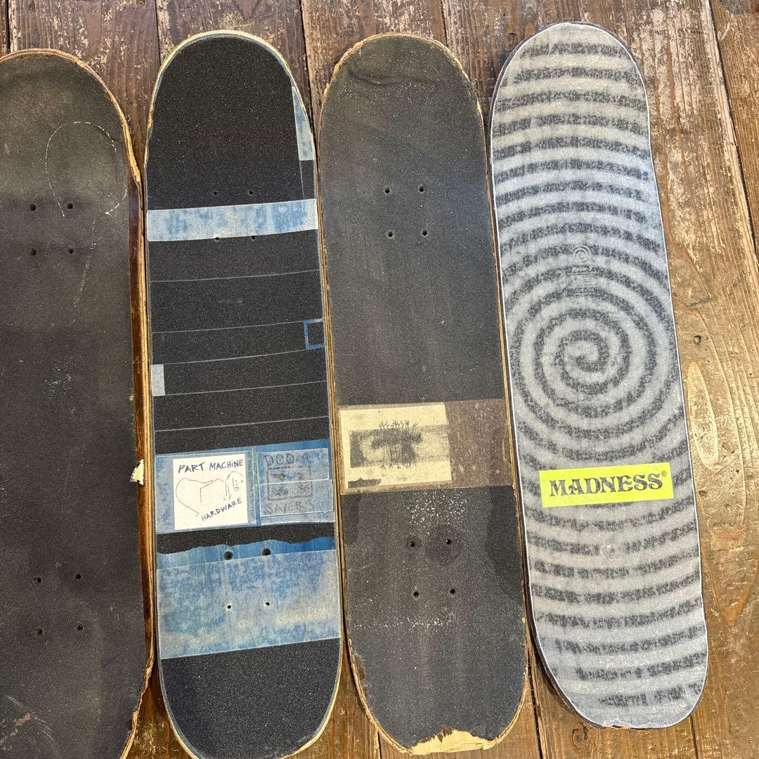 スケボー　中古　デッキ　8.0 インチ　まとめ　6枚セット