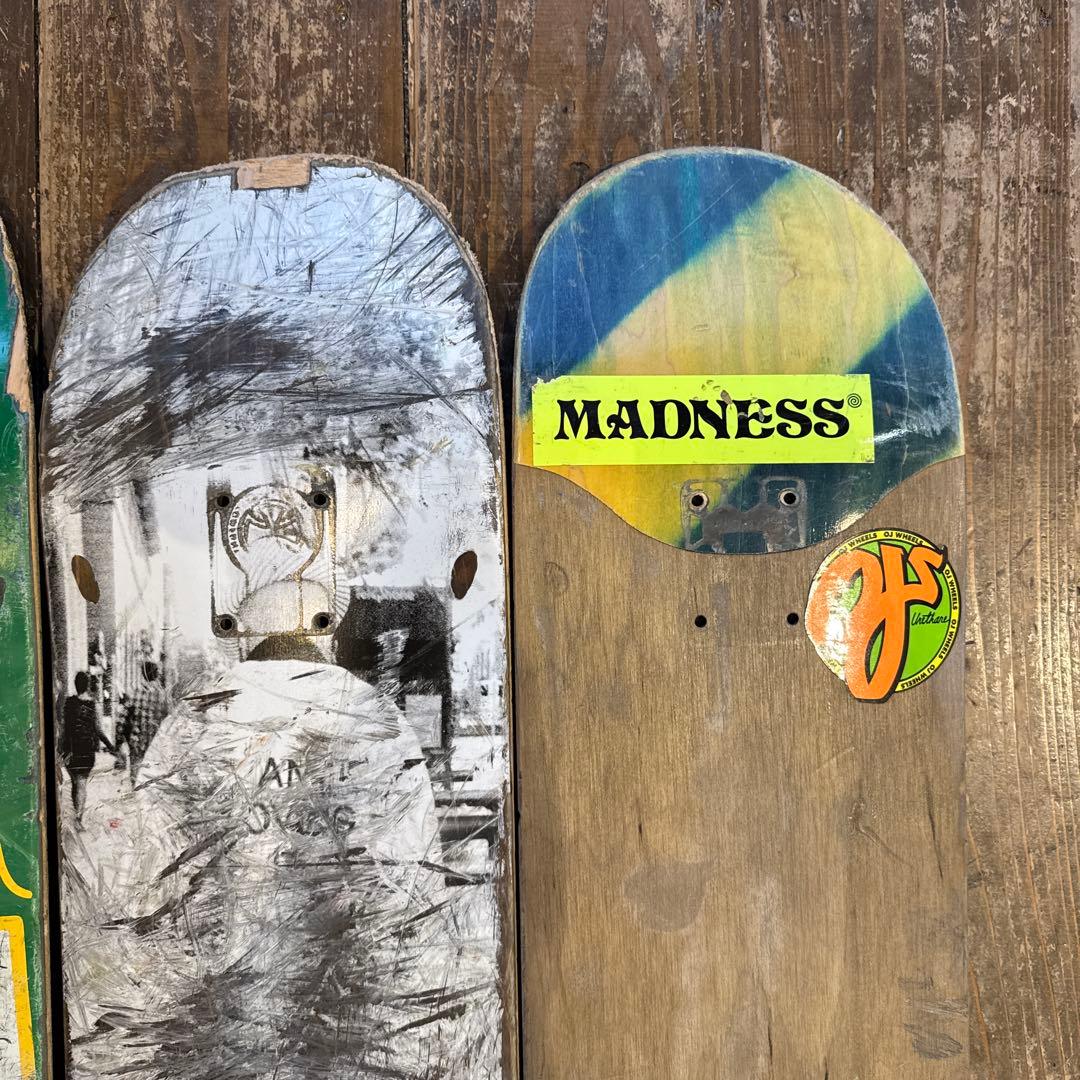 スケボー　中古　デッキ　8.0 インチ　まとめ　6枚セット