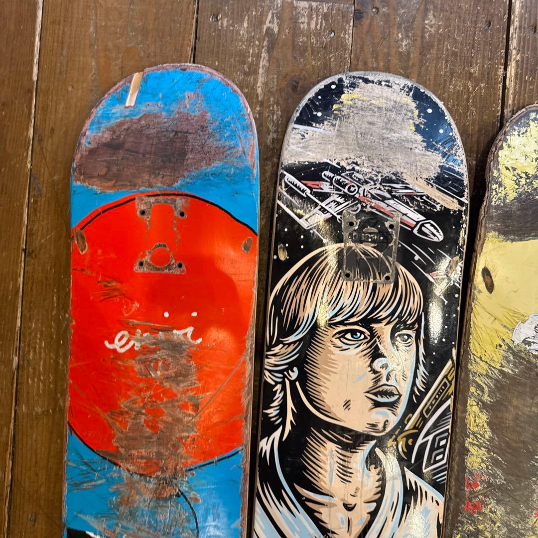 スケボー　中古　デッキ　8.0 インチ　まとめ　6枚セット