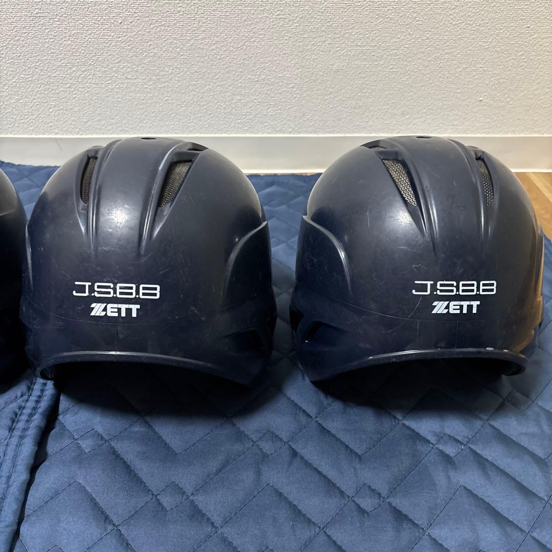 ゼット　野球　ヘルメット 4個セット