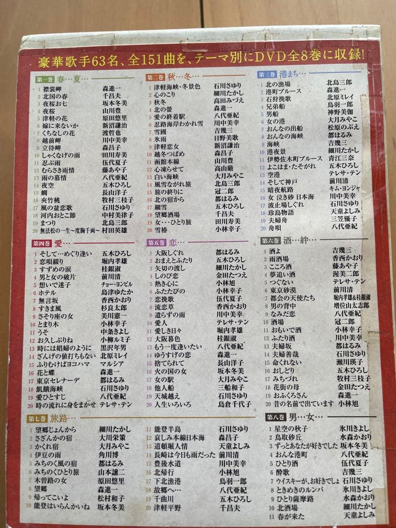 演歌の花道　DVDボックス　全151曲　豪華歌手63名出演