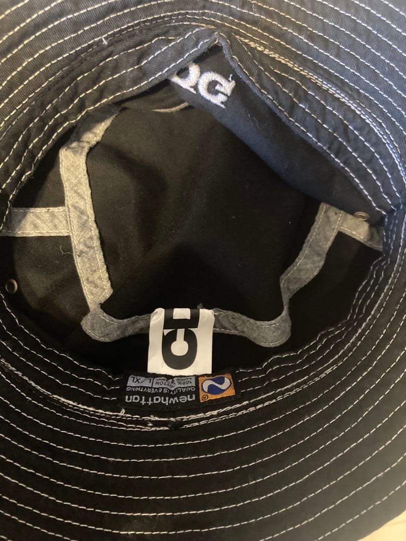 [極美品]CDG コムデギャルソン GARMENT DYED HAT ブラック