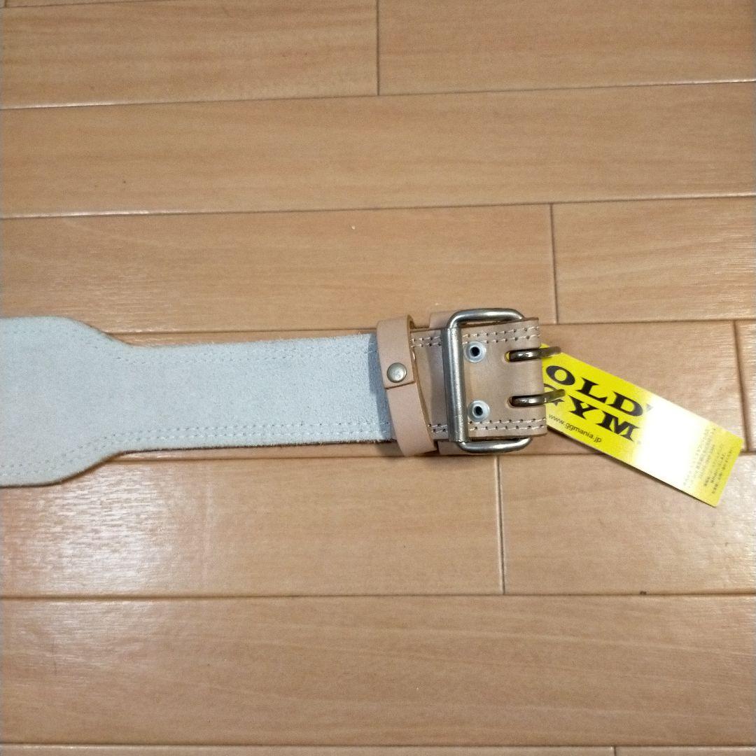 ゴールドジム EXレザーベルト トレーニングベルト XLサイズ
