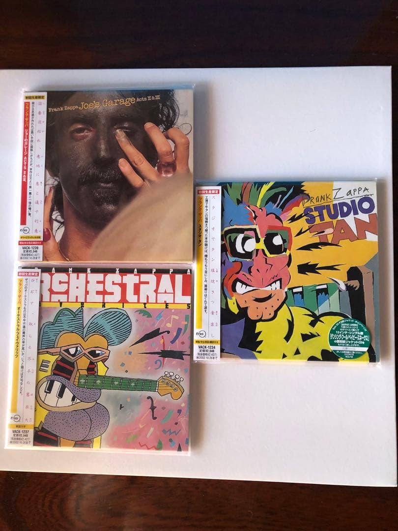 Frank Zappaフランク'ザッパ特典BOXと紙ジャケットCD6枚セット