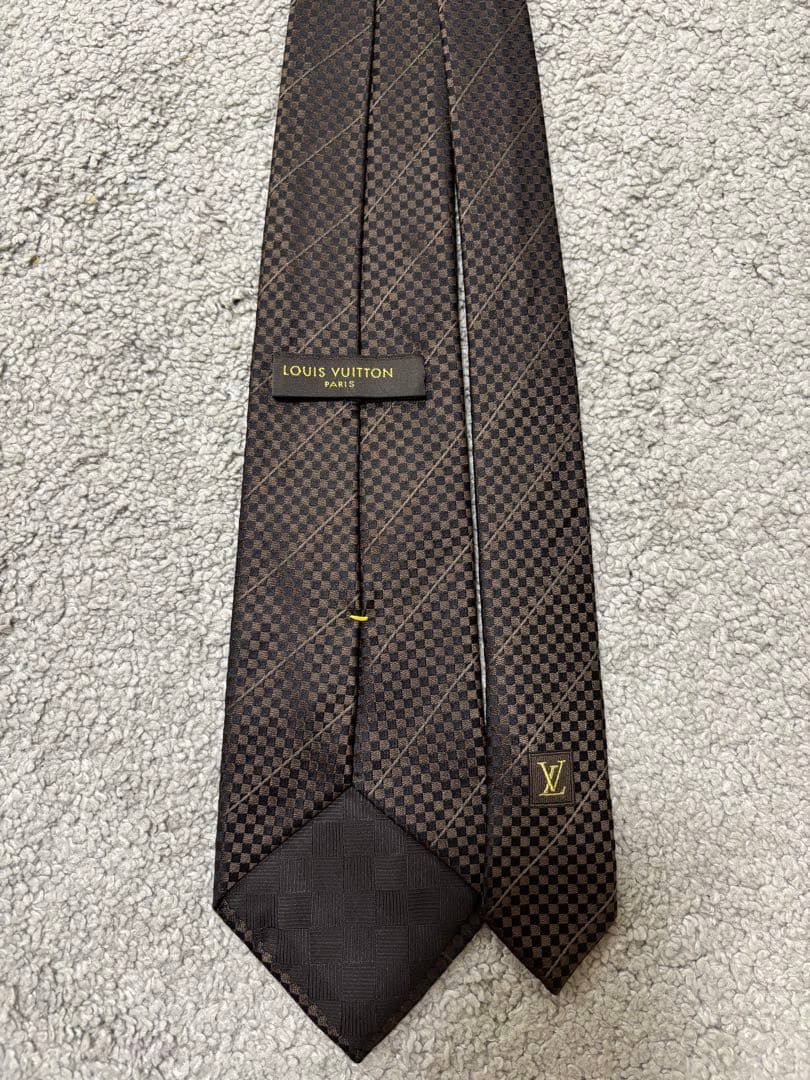 LOUIS VUITTON ブラウン ネクタイ