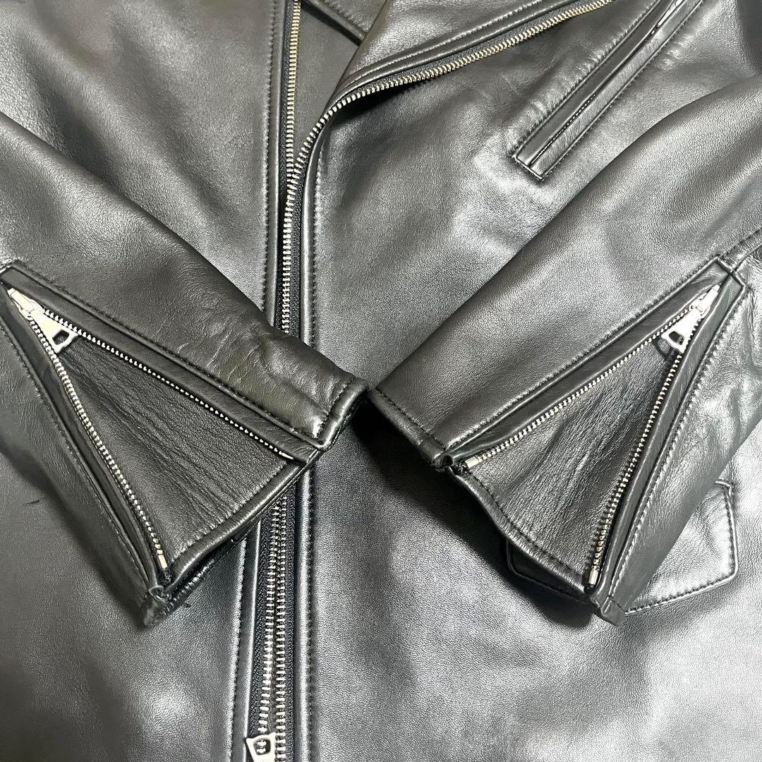 ✨極美品✨チャオパニック ダブルレザー シングルライダース 羊革 Mサイズ