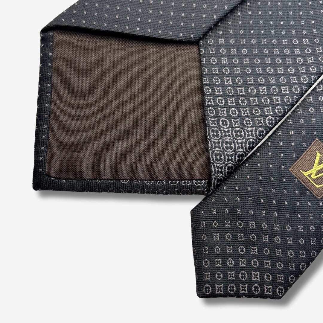 LOUIS VUITTON モノグラム 幾何学柄 チャコールグレー