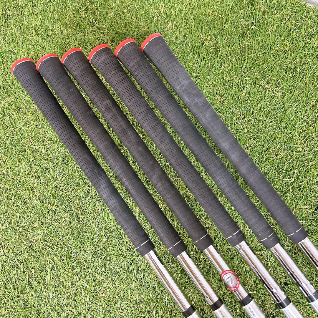 左利き　レフティ　テーラーメイド　M6 ゴルフ　アイアン　メンズ　初心者　6本