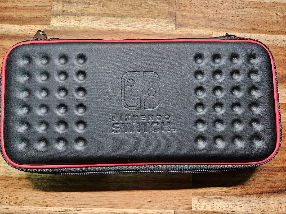 Nintendo Switch グレー　バッテリー強化モデル　専用ポーチ付き