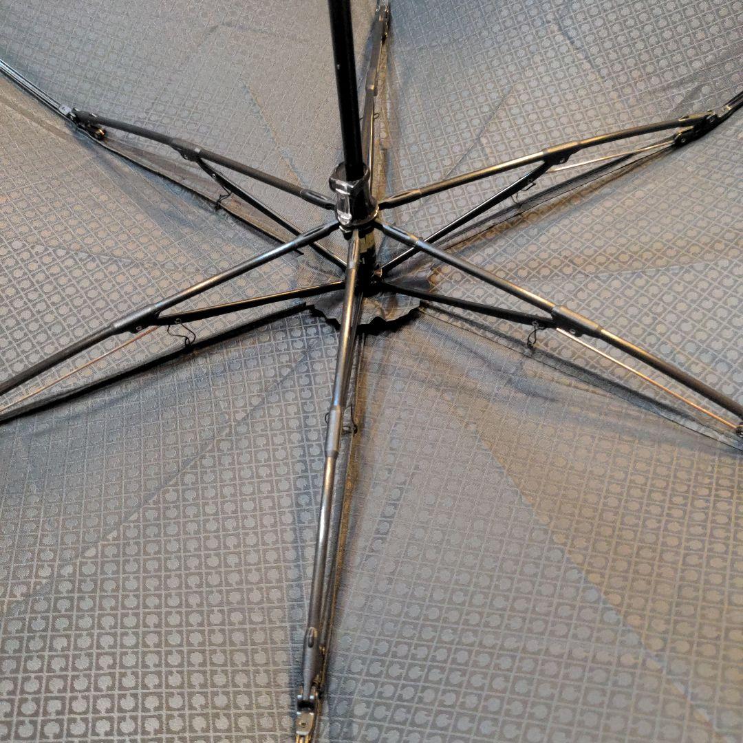 新品★GHERARDINI 折り畳み　雨傘 黒 ゲラルディーニ　モノグラム