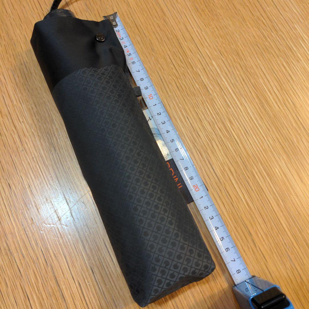 新品★GHERARDINI 折り畳み　雨傘 黒 ゲラルディーニ　モノグラム