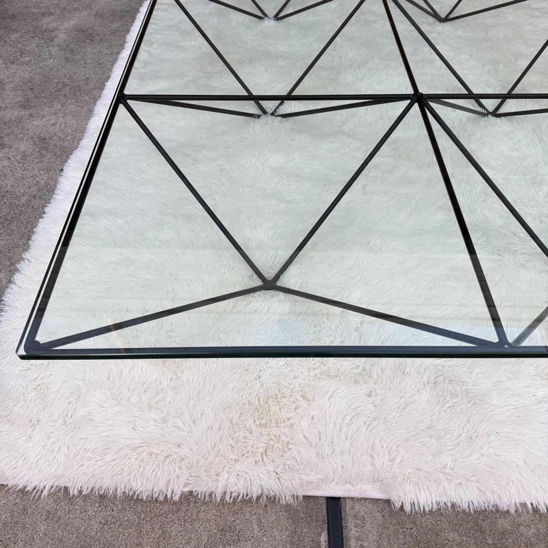 美品 B&B italia ALANDA ガラステーブル 購入価格67万