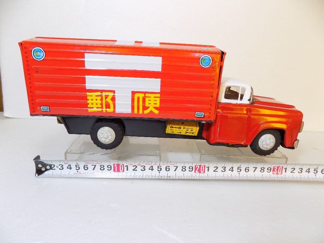 希少ブリキ　三橋　【 郵便車 】 箱付き