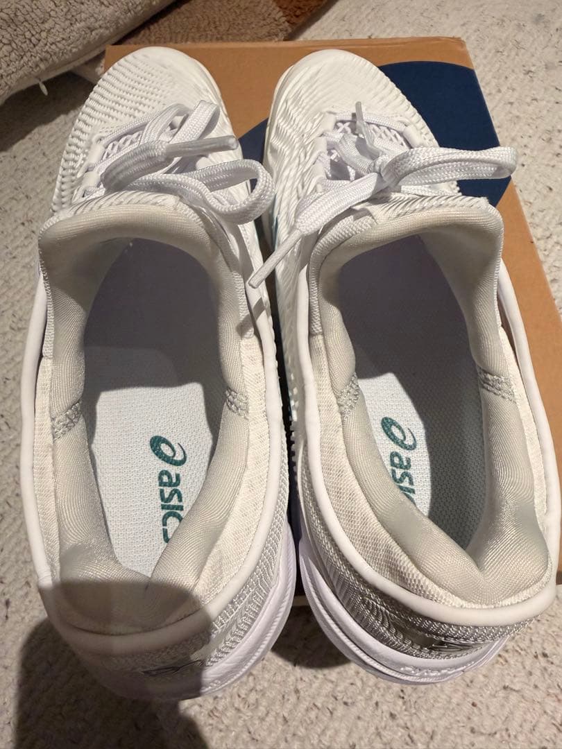 ASICS COURT FF 3 NOVAK ホワイト/ピッチグリーン 40