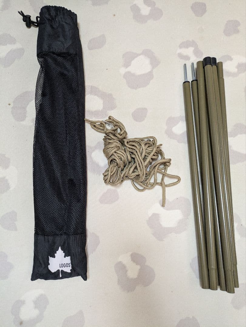 トッポギ　LOGOS テント ピンク・ブラウン