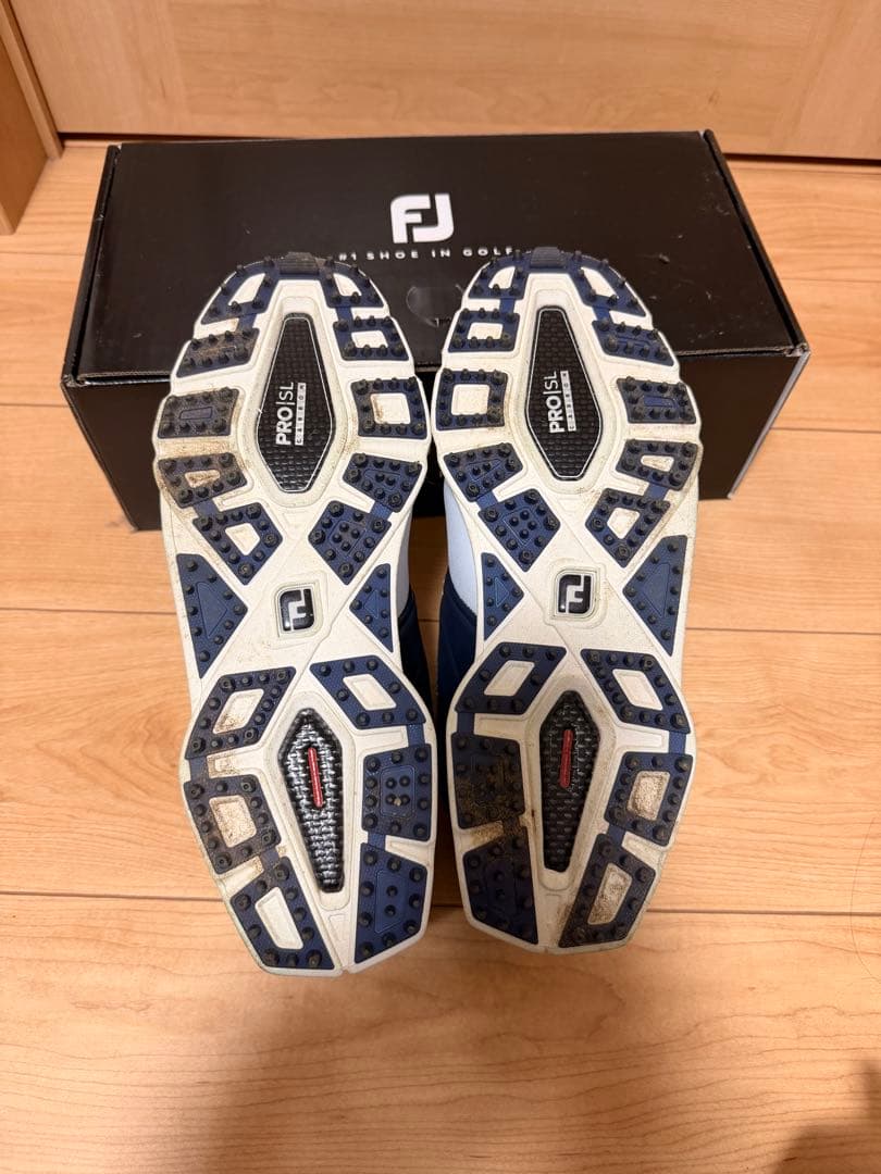 【ヒデさん】FOOTJOY ゴルフシューズ ホワイト/ネイビー