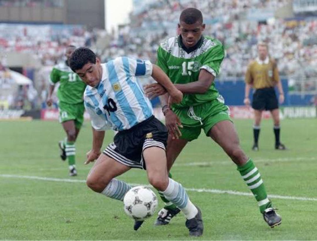 1994 W杯 ナイジェリア代表 adidas ユニフォーム　当時物　オコチャ