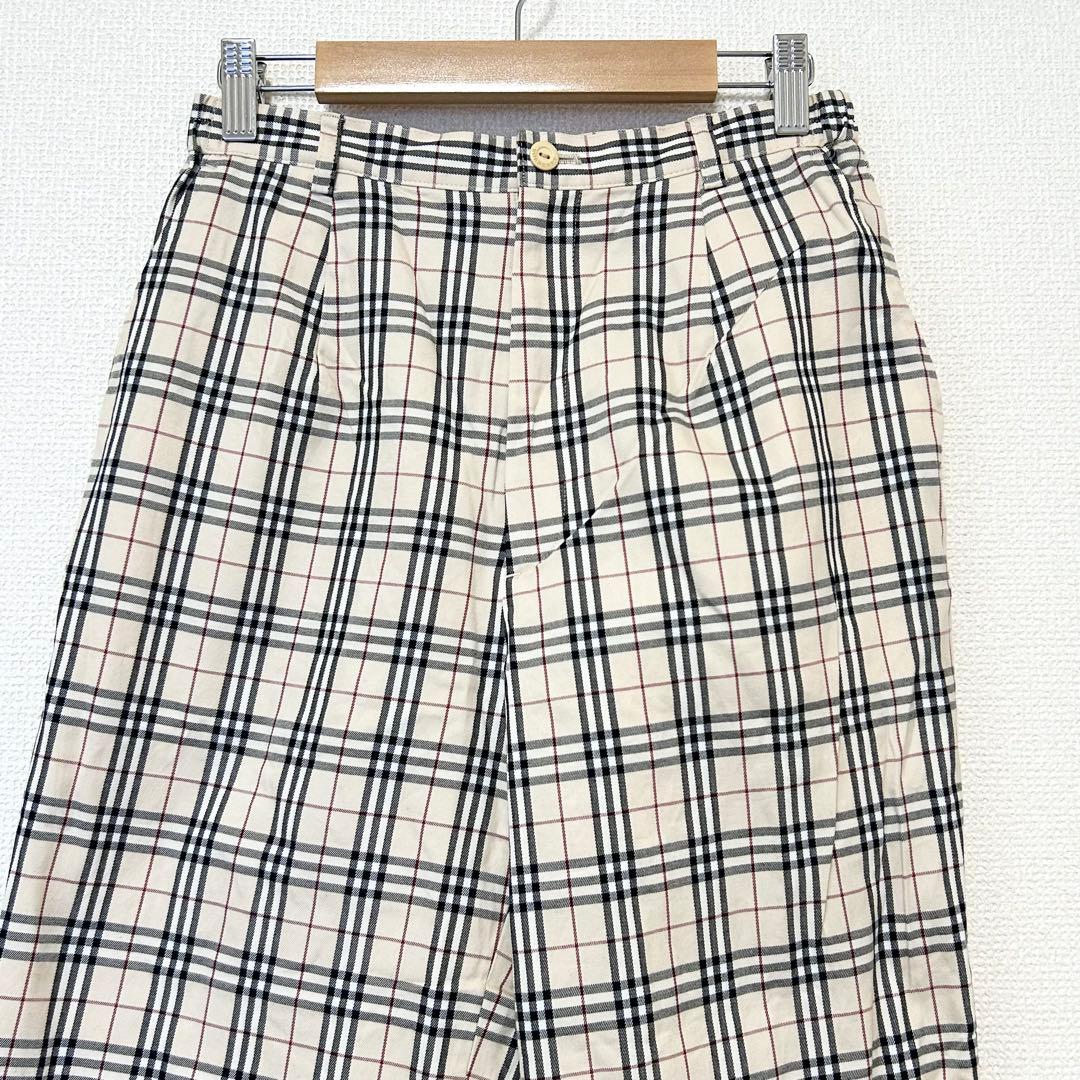 極美品 バーバリーゴルフ ノバチェック ゴルフウェア スラックス 大きいサイズ