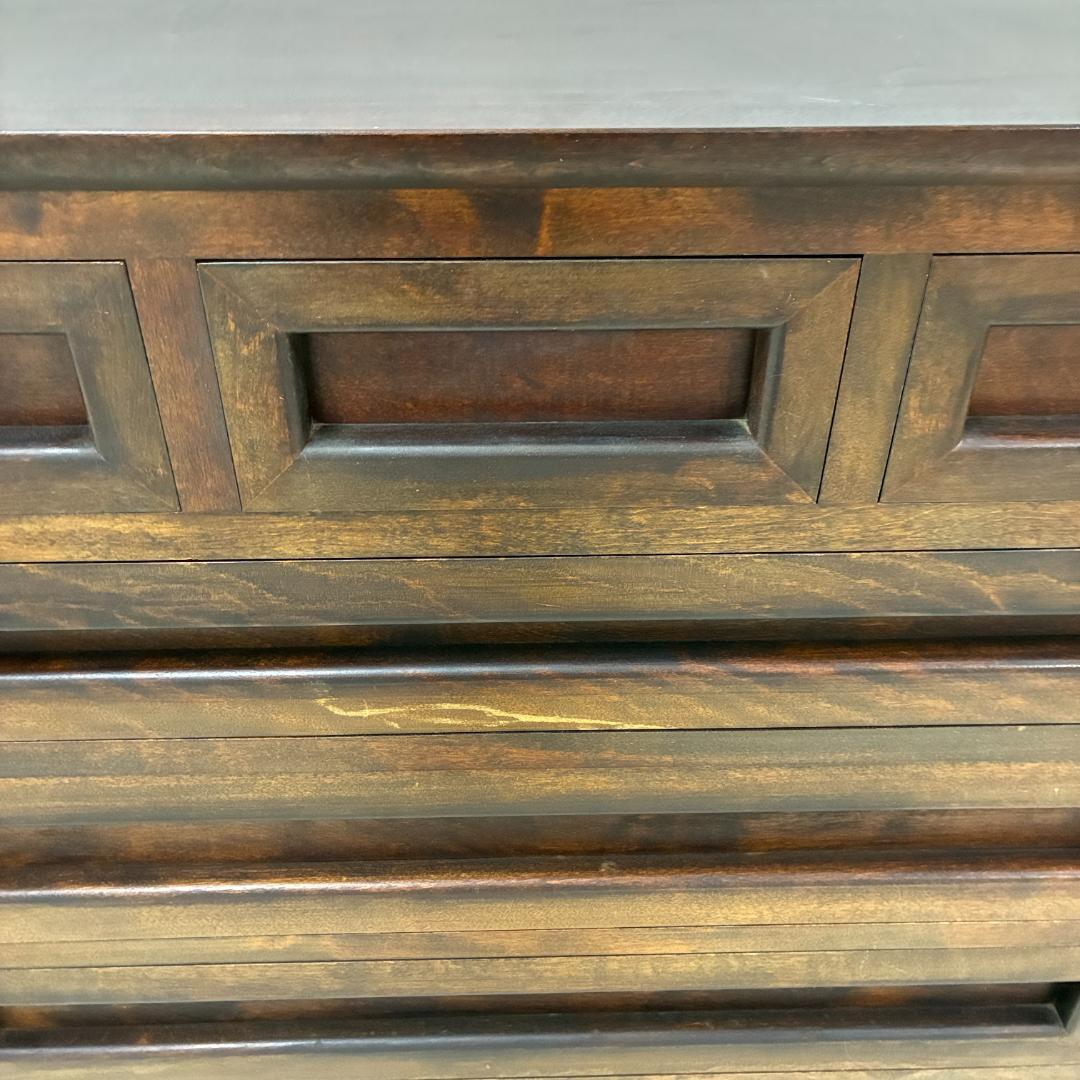 松本民芸　整理箪笥　チェスト　整理箪笥　ズメザクラ無垢材 　古民家