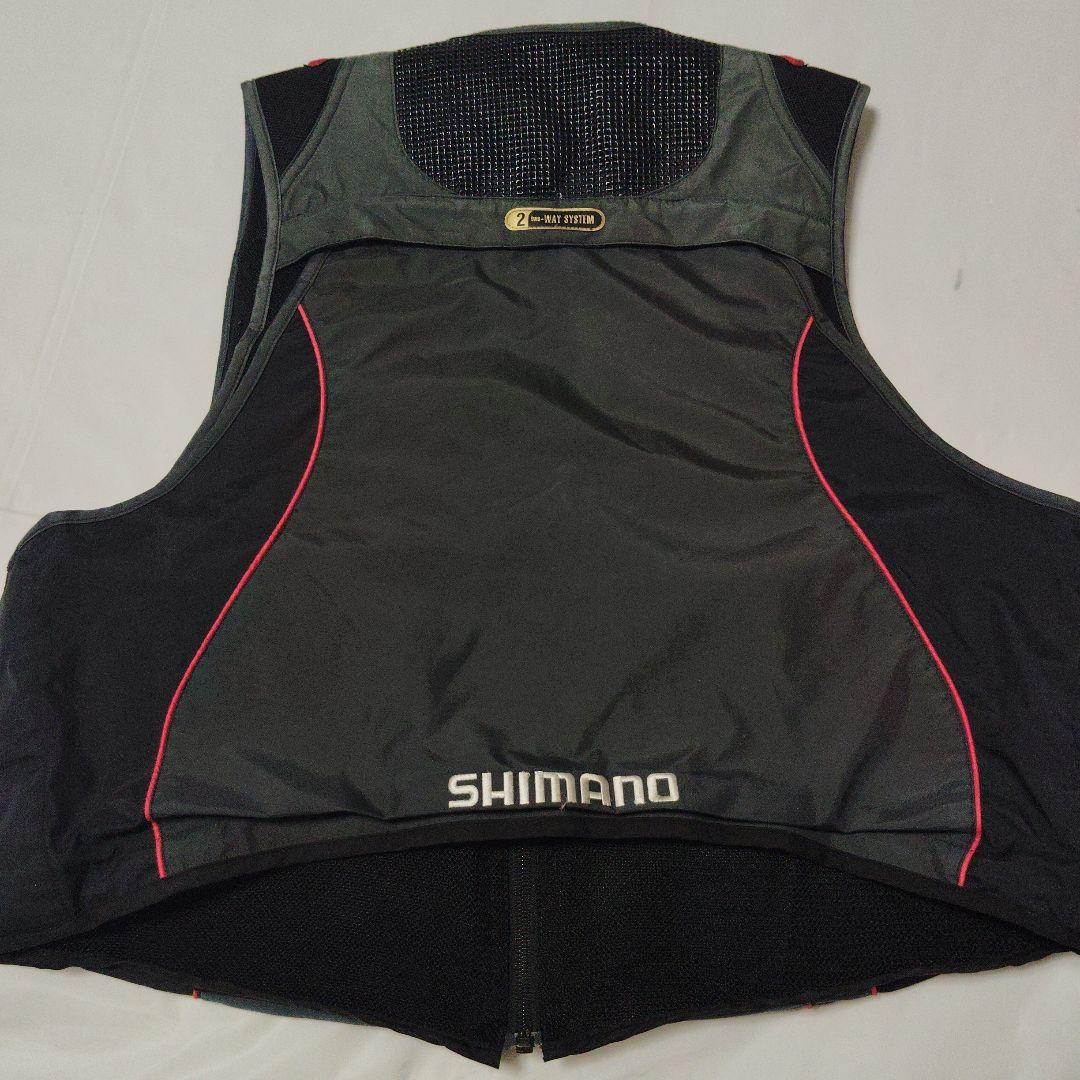シマノ　ネクサス　ゴアウインドウストッパー　シェル　鮎ベスト　LLサイズ