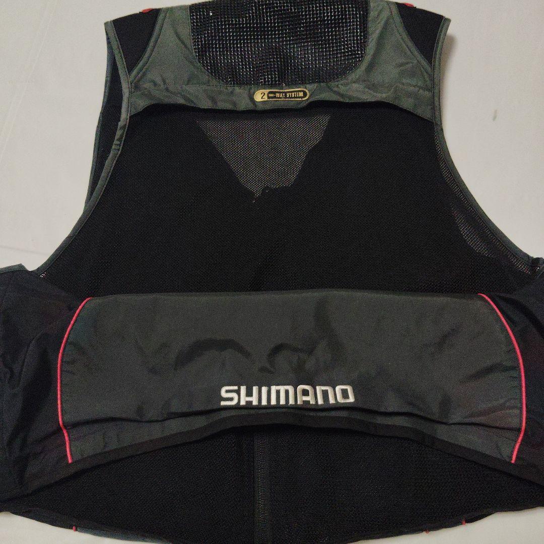 シマノ　ネクサス　ゴアウインドウストッパー　シェル　鮎ベスト　LLサイズ