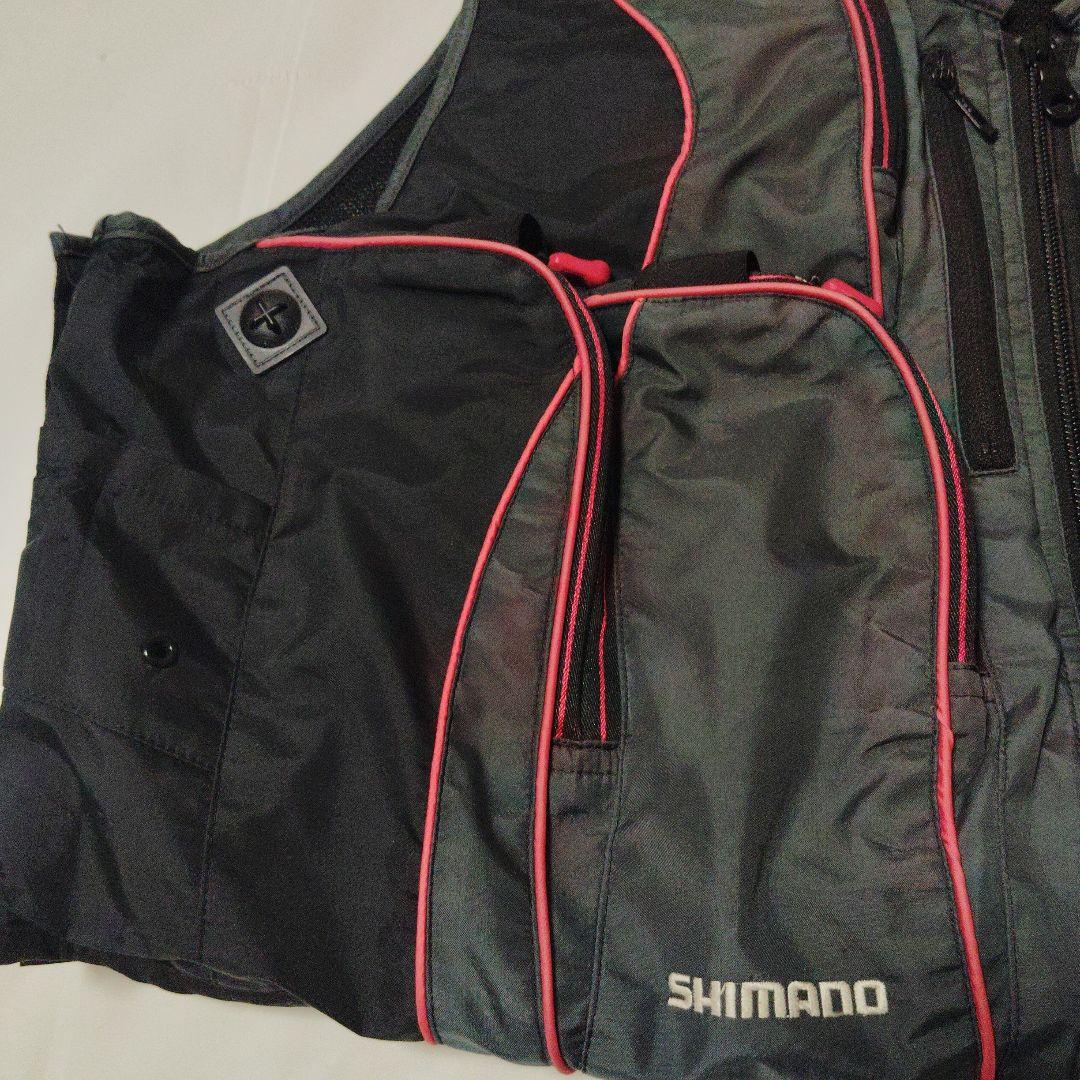 シマノ　ネクサス　ゴアウインドウストッパー　シェル　鮎ベスト　LLサイズ