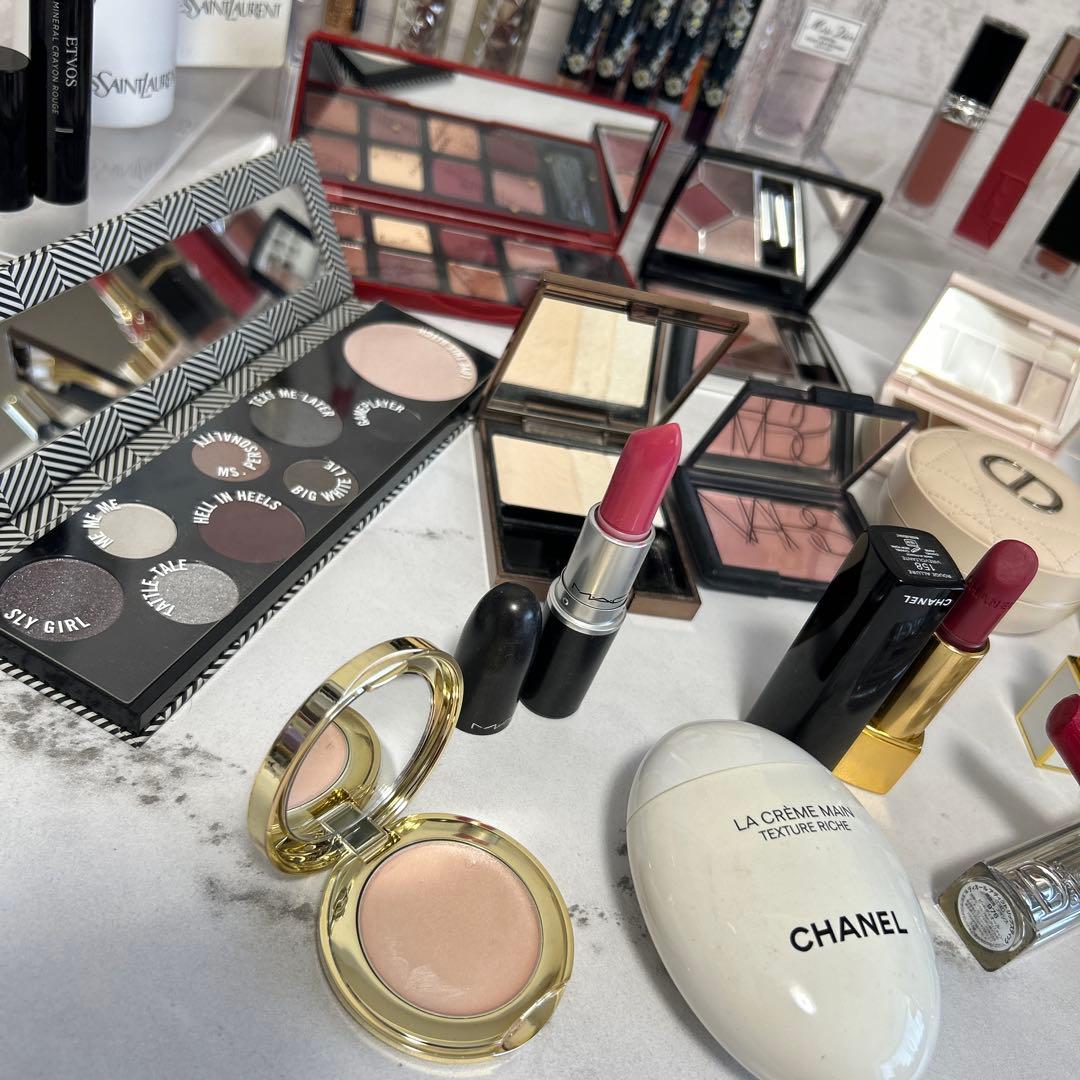 美品　コスメまとめ　デパコス　DIOR CHANEL 残量多 化粧品