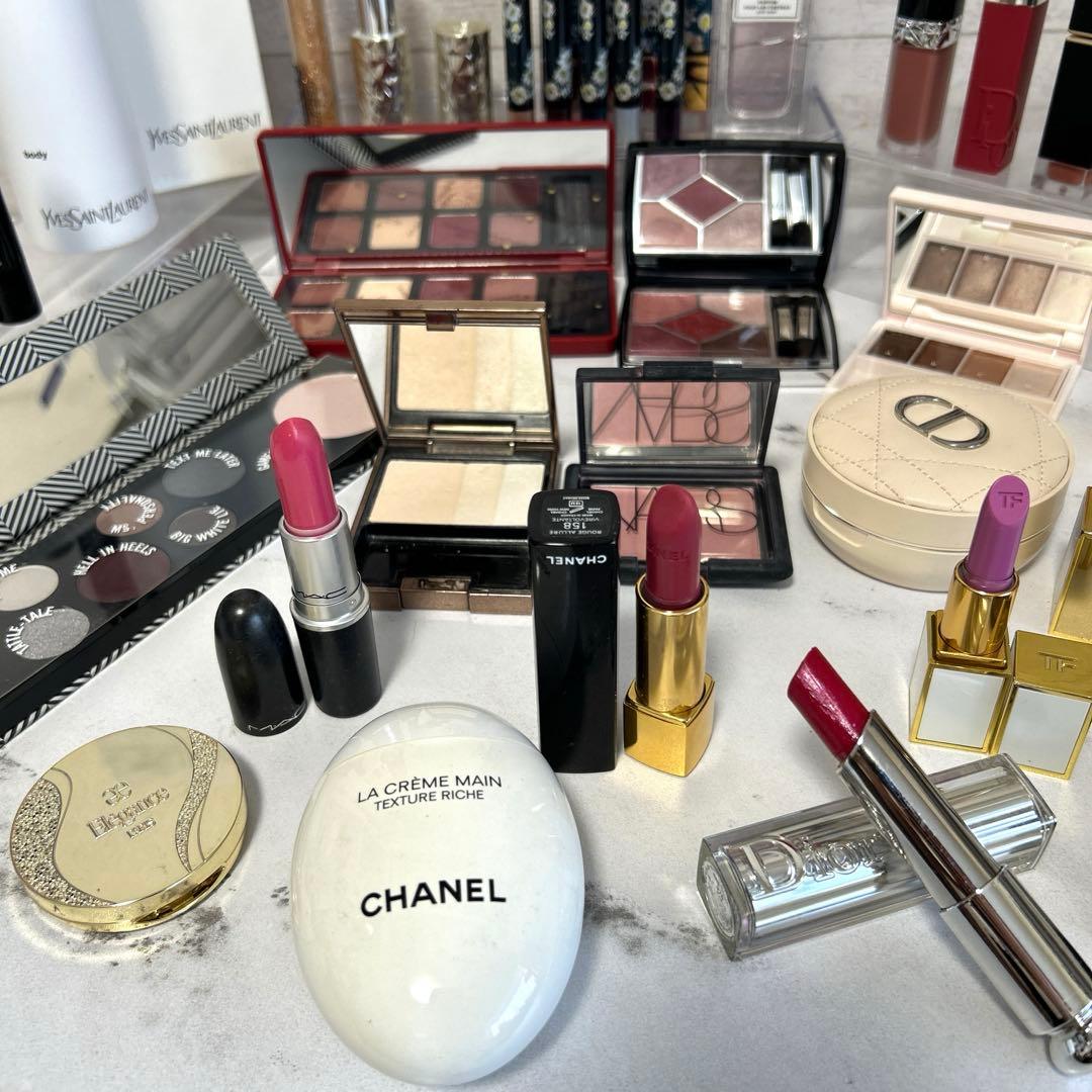 美品　コスメまとめ　デパコス　DIOR CHANEL 残量多 化粧品