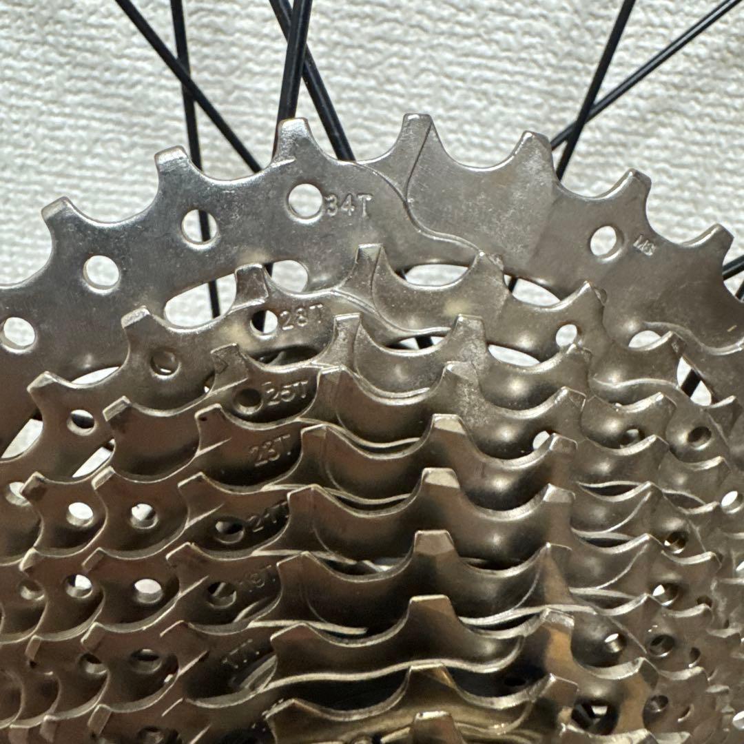 ディスクブレーキ用ホイールセット 11sスプロケ付 11t-34t