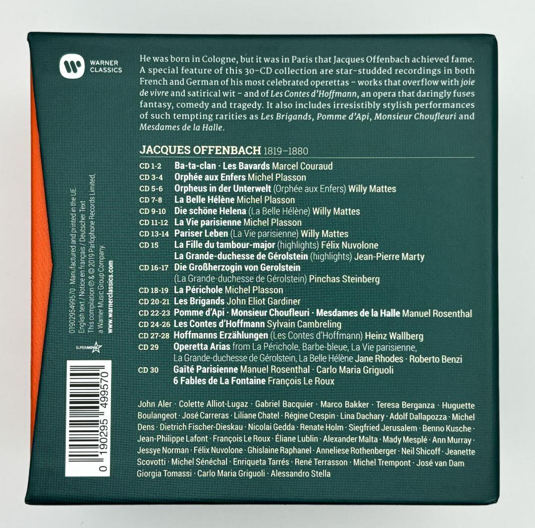 【30CD】オッフェンバック: オペラとオペレッタ集 Offenbach
