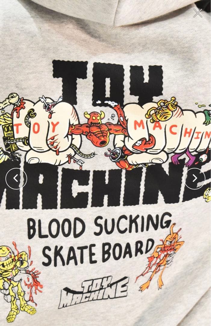 ［美品］トイマシーンパーカー　toy machine