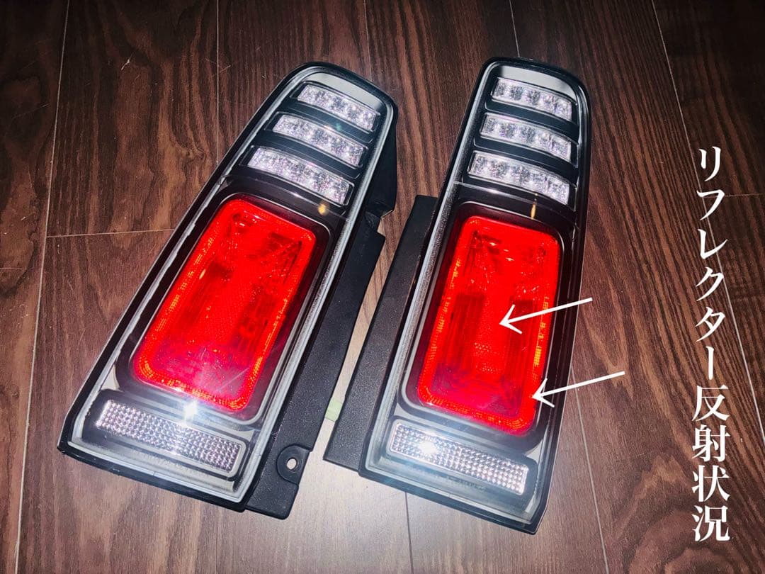 JB23専用 ジムニー 3Dホール フルLEDテールV2 流れるウインカータイプ