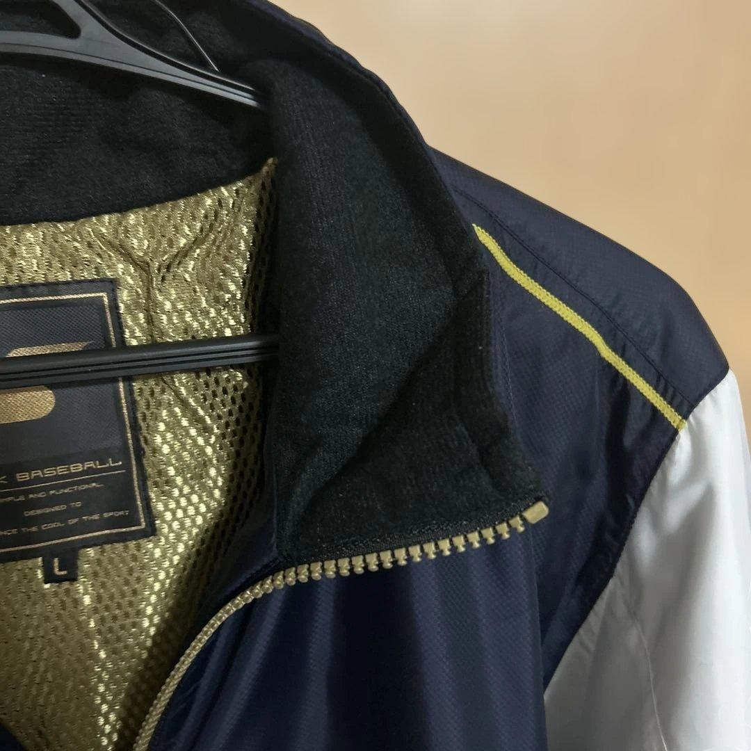 SSK 新品、未使用品　ハーフジップ セットアップ上下L サイズネイビー中綿入り