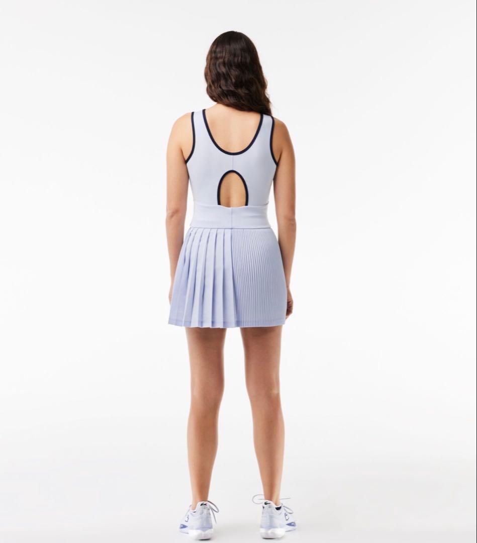 ウルトラストレッチ鹿の子 プリーツスカートテニスドレス