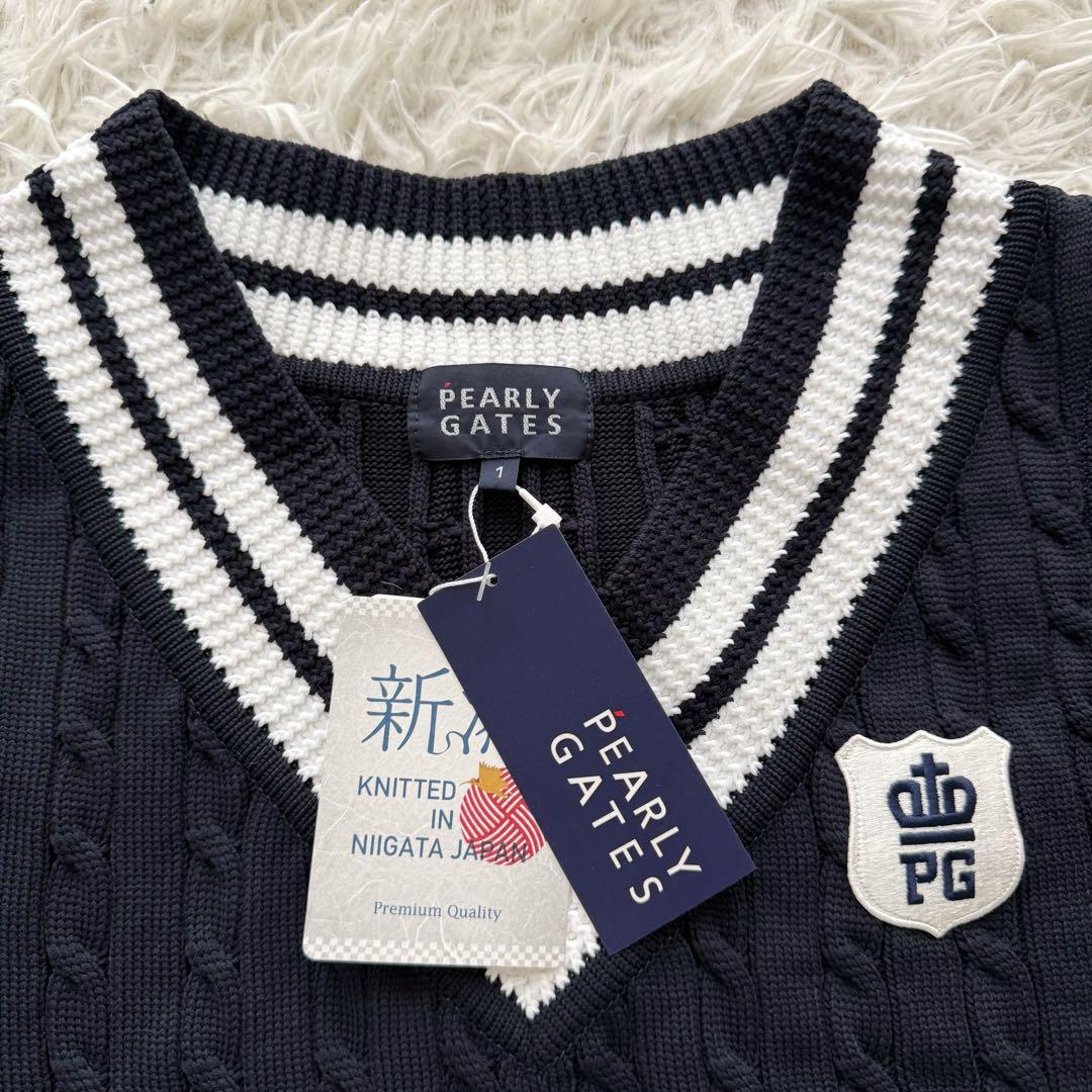 新品未使用タグ付き⭐︎PEARY GATES レディースニットベスト 1サイズ