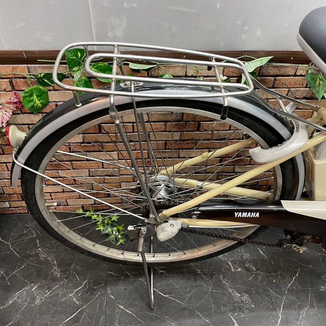【51】電動自転車 YAMAHA PAS クリーム 26インチ