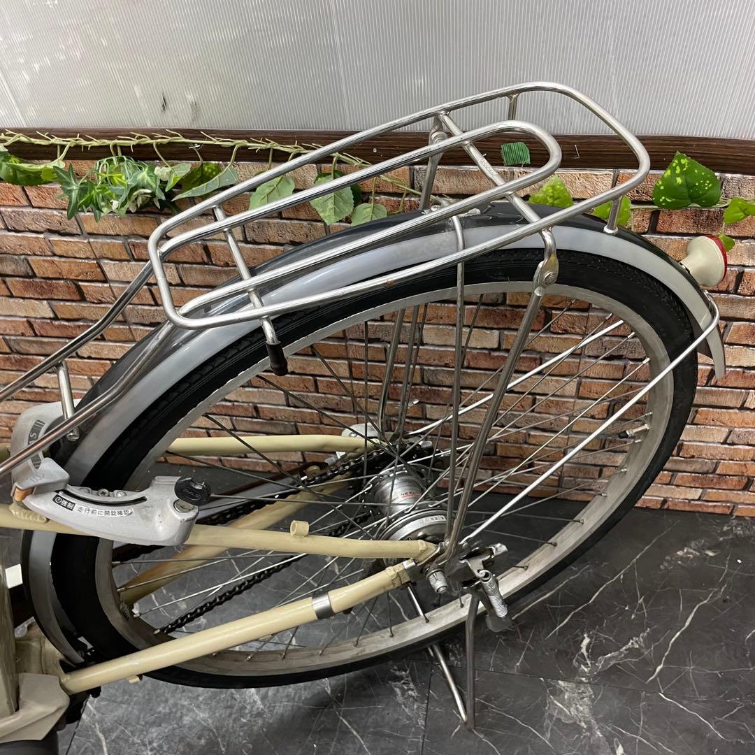 【51】電動自転車 YAMAHA PAS クリーム 26インチ